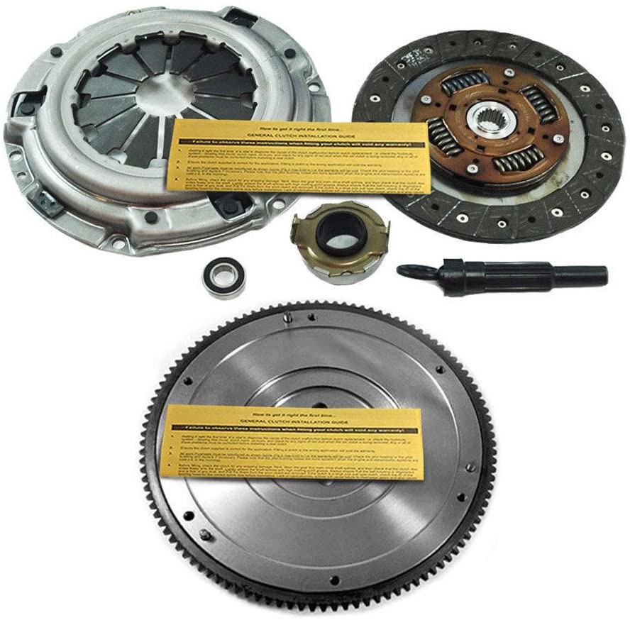 EXEDY CLUTCH PRO-KIT KHC08 w/EFT CAST IRON FLYWHEEL WORKS WITH 2001-2005 CIVIC 1.7L SOHC D17 DX GX HX LX EX
