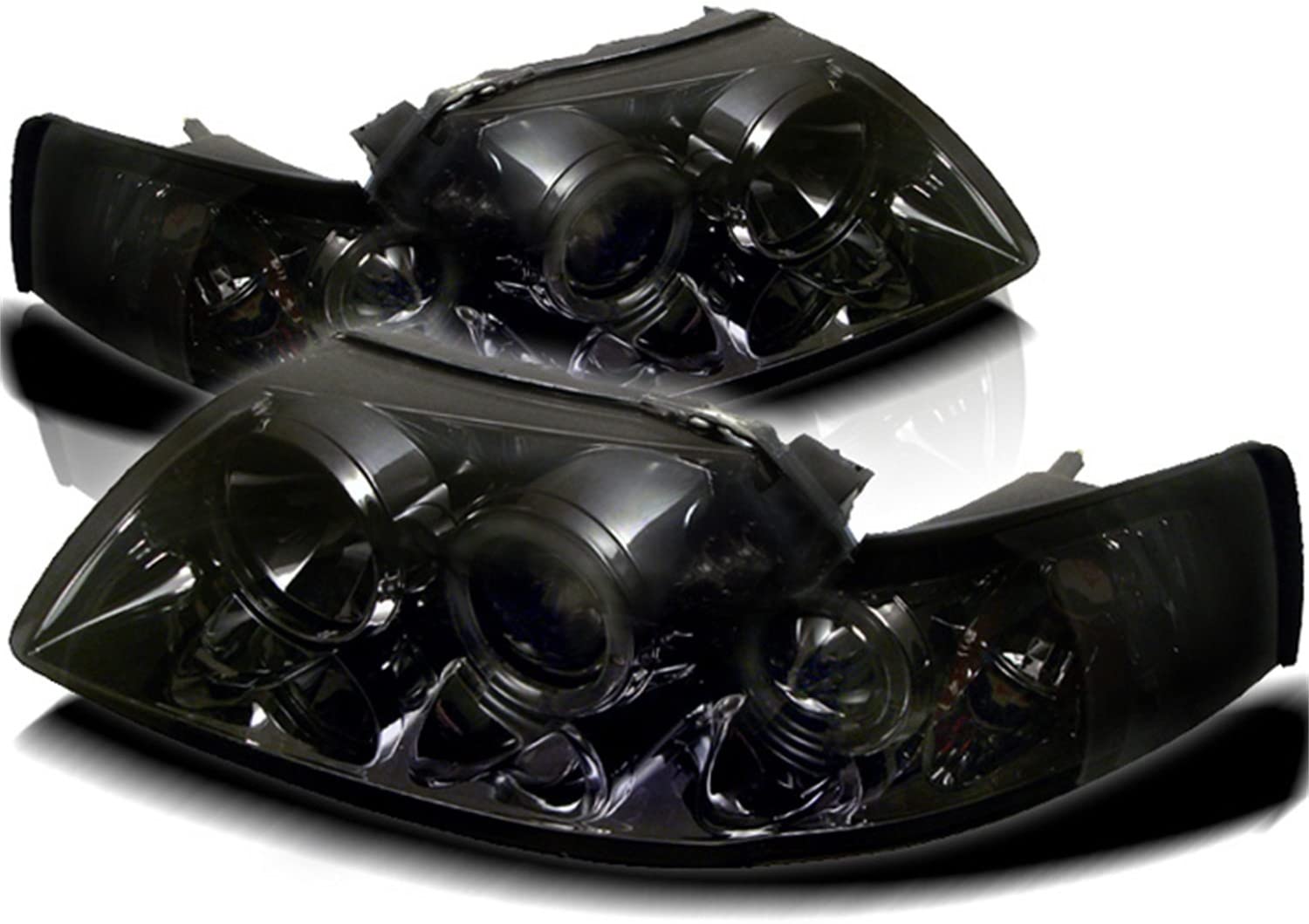 Spyder Auto PRO-YD-FM99-1PC-AM-SMC Smoke Halo Projection Headlight