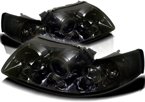 Spyder Auto PRO-YD-FM99-1PC-AM-SMC Smoke Halo Projection Headlight