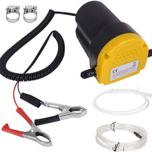 WAMTHUS Oil Change Pump Extractor, 12V 60W Motor Oil Diesel Fluid Transfer Pump Qucik Oil Extractor Pump Scavenge Suction for Car Boat Motorbike Truck RV ATV(Upgrade) (pump)