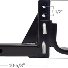 MaxxHaul 70067 8-Position Adjustable Ball Mount - 5000 lbs. GTW Capacity