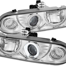 Spyder Auto PRO-YD-CS1098-CCFL-C Chevy S10/Chevy Blazer Chrome CCFL Projector Headlight (Chrome)