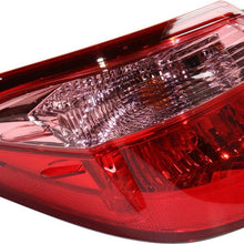 Tail Light Compatible with Toyota Corolla 2017-2018 Right Side and Left Side Outer Assembly CE/L/LE/LE Eco Models