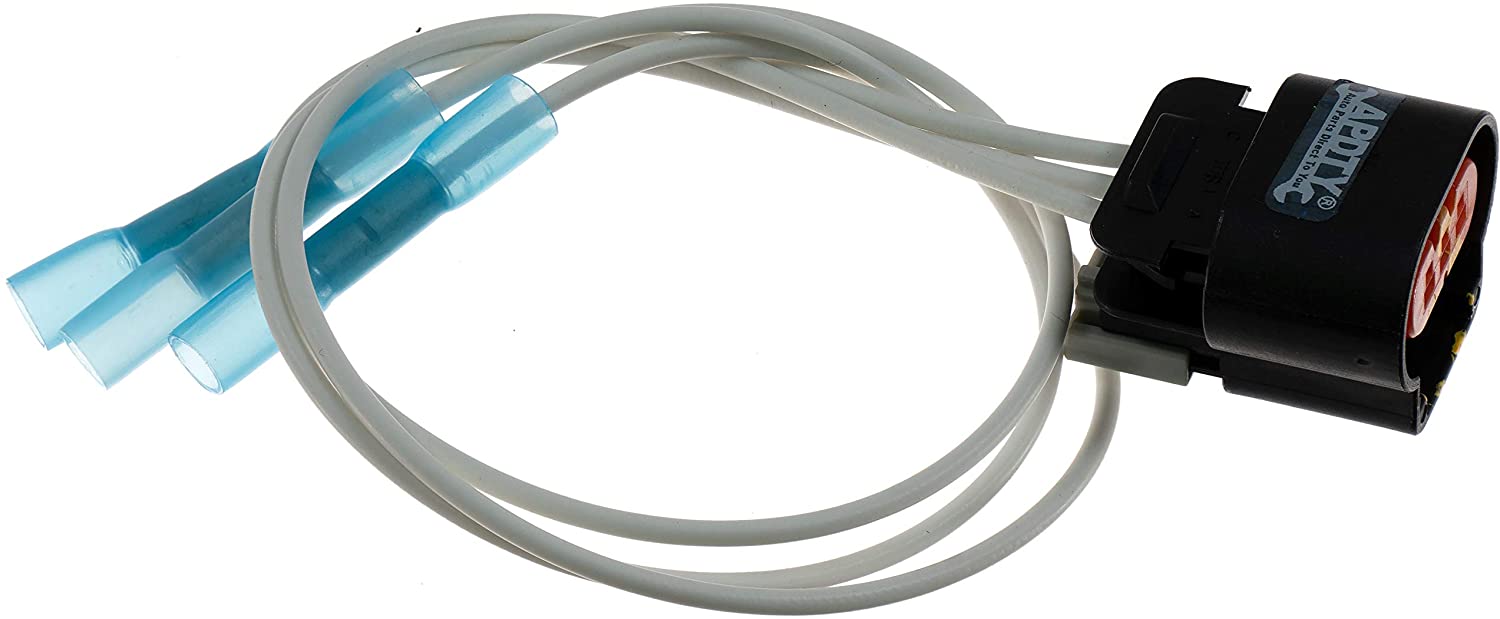 APDTY 756624 Wiring Harness Pigtail 3-Way Flat Connector Repair Kit Multi-Use Replaces PT3855, PT2647, 13580871, 15326808