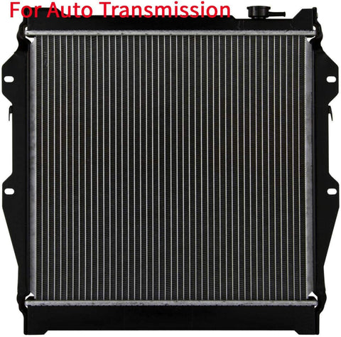 Junonne Auto Aluminum Core Radiator compatible with Toyota 1989-95 4Runner 3.0L 1988-95 Pickup 3.0L