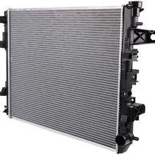ECCPP Auto Parts Plastic Aluminum Replacement Radiator for2009-2010 Dodge Ram 1500 2010-2014 Ram Ram Pickup/2500/3500 CU13129 CH3010353,13129