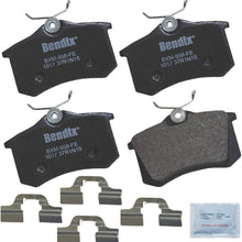 Bendix Premium Copper Free CFM1017 Premium Copper Free Semi-Metallic Brake Pad (with Installation Hardware Rear)