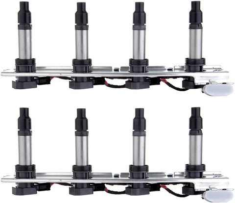 ECCPP Portable Spare Car Ignition Coils Compatible with Cadillac STS/Seville/SRX/DeVille Pontiac Bonneville 2004-2005 Replacement for UF372 C1509 for Travel, Transportation and Repair (Pack of 2)