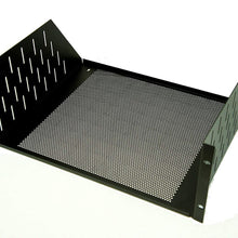 R1194 Rack Shelf Black Steel (3U, Non-Vented)
