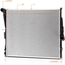 DPI-13277 Full Aluminum Core OE Style Cooling Radiator Compatible with BMW X3 3.0L AT 07-10