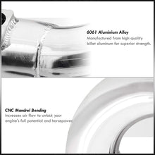 AJP Distributors Racing Chrome Cold Air Intake Cai Induction Performance System For Civic Si Fb6 Fg4 K24 2.4L 2012 2013 2014 2015 12 13 14 15