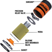 FRAM Extra Guard PH3600, filtro de aceite giratorio de intervalo de cambio de 6.2 mi