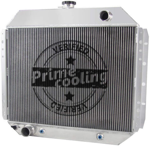 Primecooling 56MM 3 Row Core Aluminum Radiator for Ford F100 F150 F250 F350 Truck Pickup 1966-79 /Bronco V8 1978-79