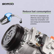 SCITOO AC Compressor Compatible with 2004-2005 for BMW 545i 645Ci 4.4L 2006-2010 for BMW 550i 4.8L