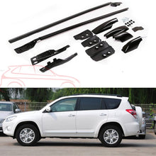 Fit for Toyota RAV4 RAV 4 2009-2012 2 Pcs Aluminium Roof Rail Roof Rack Side Rail Bar - Black