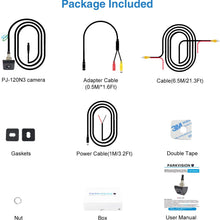 PARKVISION Backup/Front View Camera,IP68 Waterproof Great Night Vision HD Reverse Rear View Backup Cameram,Universal Vehicle Backup Camera System for Cars Pickup Trucks SUVs RVs Vans