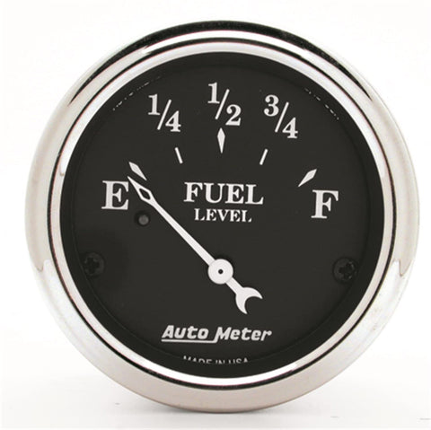 AUTO METER 1715 Old TYME Black Fuel Level Gauge