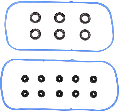 DNJ VC285G Valve Cover Gasket With Grommets For 03-10 Honda, Acura, Saturn, Vue, TL, MDX, RL, Accord, Pilot, Odyssey, Ridgeline, 3.0L-3.7L, V6, SOHC, Naturally Aspirated