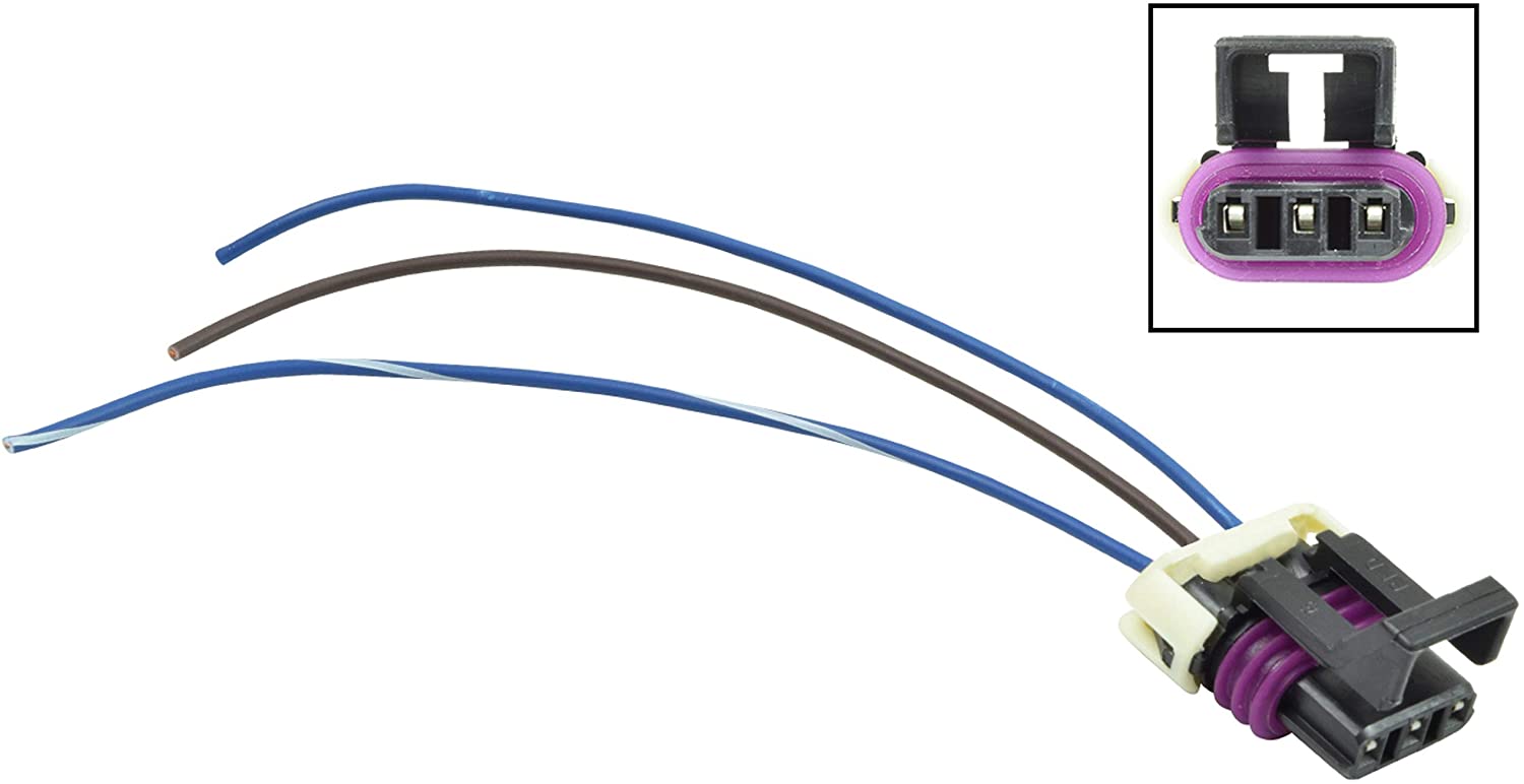 ICT Billet LS Gen 4 3-Wire CMP Camshaft Position Sensor Harness Female Connector Plug Pigtail To Subharness WPCMP40