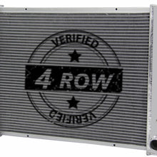 Primecooling 4 Row Core Aluminum Radiator for 1969-74 Nova/Firebird, 1971-73 Camaro/Impala Caprice, Multiple Models