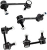 BOXI K90340 K90341 K90342 K90343 (Set of 4) Front & Rear + Left & Right Side Sway Stabilizer Bar End Links Replacement for 2001 2002 2003 Acura CL / 1999-2003 Acura TL / 1998-2002 Honda Accord