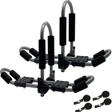 Codinter Kayak Roof Rack, Folding J-Racks Rooftop Kayak Carrier Canoe Car Rack for 2 Kayaks