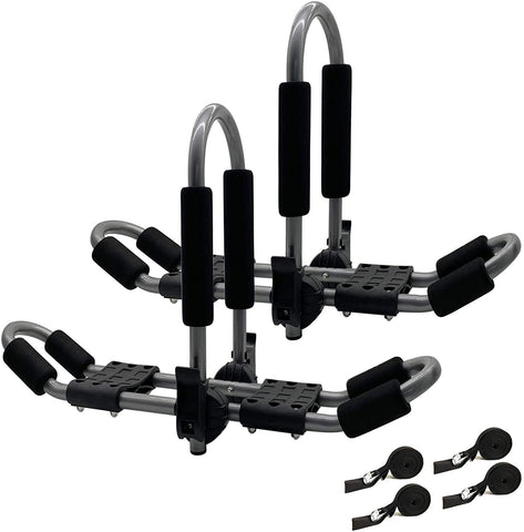 Codinter Kayak Roof Rack, Folding J-Racks Rooftop Kayak Carrier Canoe Car Rack for 2 Kayaks