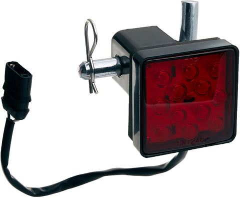MAXXHAUL 70429 Trailer Hitch Cover with 12 LEDs Brake Light