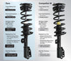Mac Auto Parts 156974 Front Complete Struts Lower Control Arms With Ball Joints For Highlander 08-13