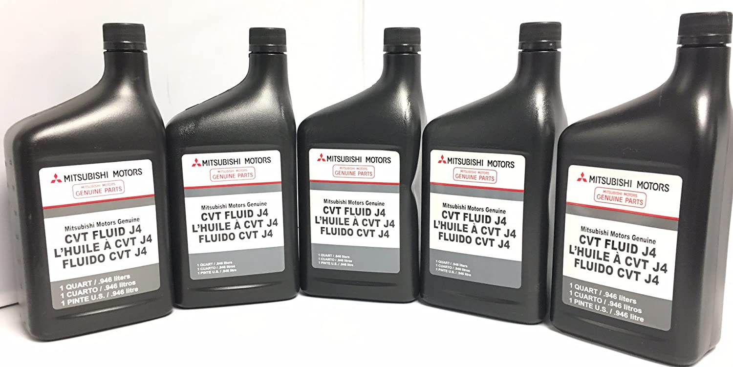 Filter And Fluid Service KIT - CVT Transmission Includes J4 Fluid (5 Quarts) and Exterior FILTER & O-ring. MZ320185 2824A006 Genuine Mitsubishi Parts! Lancer, Outlander, Outlander Sport