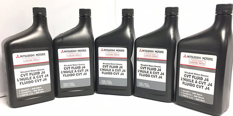 Filter And Fluid Service KIT - CVT Transmission Includes J4 Fluid (5 Quarts) and Exterior FILTER & O-ring. MZ320185 2824A006 Genuine Mitsubishi Parts! Lancer, Outlander, Outlander Sport