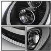 Spyder Auto PRO-YD-P99705-HID-DRL-BK Porsche 911 LED Halo Projector Headlight