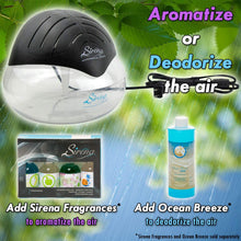 Sirena Twister Air Purifier (Black) - Freshener and Deodorizer, LED Illumination