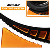 CARMTEK Camper Leveler Kit - Curved RV Levelers with Camper Wheel Chocks for Travel Trailers | Faster Camper Leveling Than RV Leveling Blocks (2 Pack)