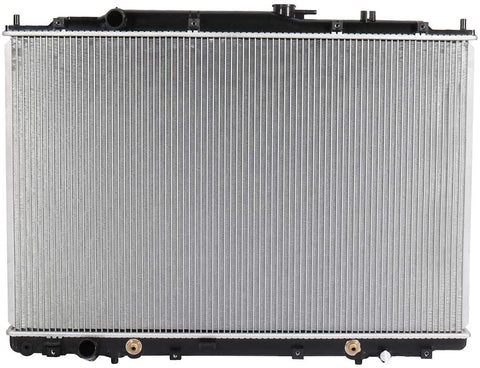 ECCPP Auto Parts Plastic Aluminum Replacement Radiator for 2740 fit 2003 2004 2005 2006 for Acura MDX Base/Base 2005 for Honda Pilot EX/LX 3.5L CU2740