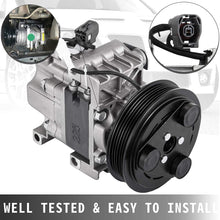 VEVOR CO 11308C Universal Air Conditioner AC Compressor GP9A61450D 0610345 For 2006-2009 Mazda 3 & Mazda 6 Mazda speed 4Cyl 2.3L 97470 98470