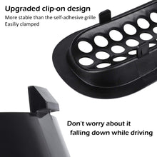E-cowlboy Front Grille Mesh Inserts & Headlight Cover for Jeep Wrangler JK JKU 2007-2017【Upgrade Matte Black Clip-on Version】
