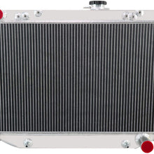 ALLOYWORKS 4 Row Full Aluminum Radiator compatible with 1998-2007 Toyota Land Cruiser HDJ100R FZJ105R HZJ105R 4.2L/1HZ AT/MT