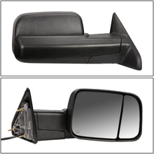 DNA Motoring TWM-013-T111-BK+DM-074 Pair of Towing Side Mirrors + Blind Spot Mirrors