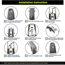 SnailAuto Fit for BMW X5 F15 2014-2018 Aluminium Roof Rack Cross Bars Black Luggage Rack