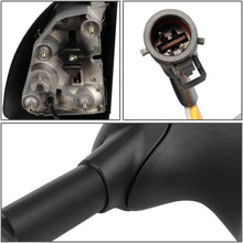 Left Side Black Power Heated Telescoping Amber LED Turn Signal Side Towing Mirrors Replacement for Ford Super Duty 99-07