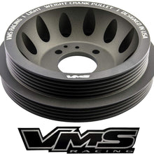 VMS RACING 94-97 Light Weight Billet Aluminum Crankshaft CRANK PULLEY Compatible with Mazda Miata MX5 1994-1997 1.8L BP-ZE Engines ONLY OEM SIZE (uses same belts)