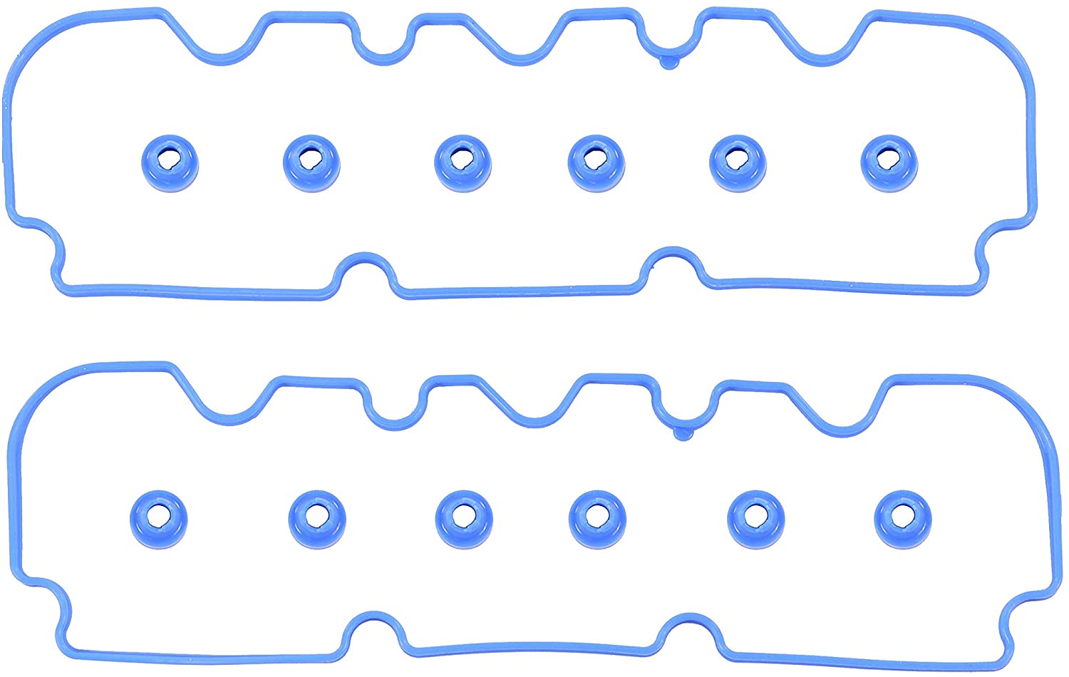 DNJ VC3182G Valve Cover Gasket Set W/Grommets for 96-07 Buick, Chevrolet, Oldsmobile, Pontiac Bonneville, Grand Prix, Impala, Monte Carlo, Park Avenue, Regal, Riviera 3.8L V6 OHV 12V Supercharged