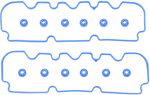 DNJ VC3182G Valve Cover Gasket Set W/Grommets for 96-07 Buick, Chevrolet, Oldsmobile, Pontiac Bonneville, Grand Prix, Impala, Monte Carlo, Park Avenue, Regal, Riviera 3.8L V6 OHV 12V Supercharged
