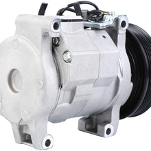 Honhill AC Compressor and A/C Clutch for 2003 2004 2005 2006 2007 Honda Accord 2.4L L4