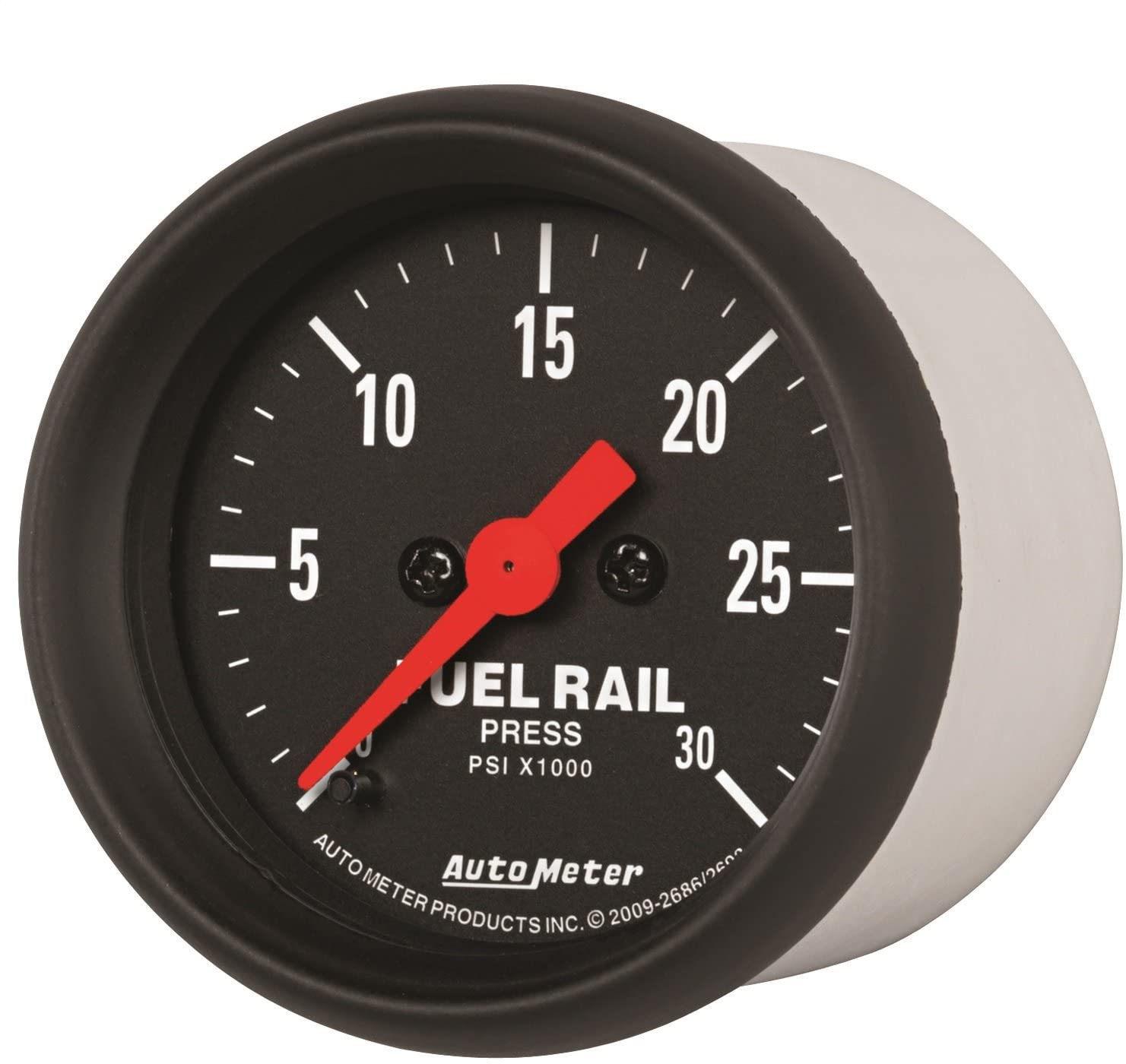 AUTO METER 2686 Z-Series Fuel Rail Pressure Gauge,2.3125 in.