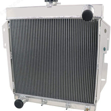 CoolingSky 4 Row All Aluminum Radiator 1955-1957 for Ford Thunderbird Y-Block 4.4L 4.8 5.1 V8 - Direct Replacement
