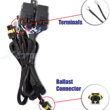 Xtremevision Dual Independent Relay Harness Battery Controller HID Wiring Universal 12V 40 Amp 35W/55W