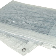 AB Tools-Toolzone Frosted PVC Tarpaulin Sheet Cover Rain/Waterproof 2m x 3m Market Stalls