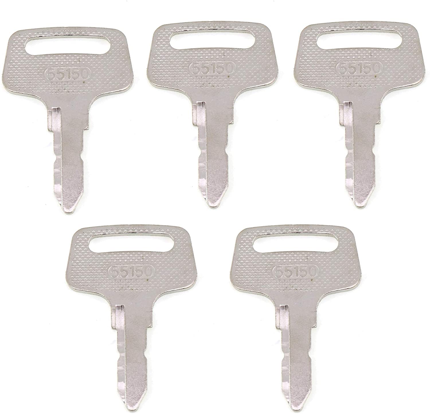 YQ 5PCS 1900-0916 37410-55150 430-158 Ignition Key for Kubota BX1800D BX1830D F2560 F2560E F3060 G1700 G1800 G2000 G2160 KJS130D KJX150VX T1600H T1600HG ZD18F ZD21F ZD28F
